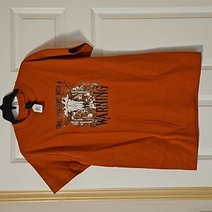 Fin Fin & Co -Should've Come With A Warning T-Shirt. Size Small